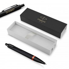 Parker IM Professionals Flame Orange lodīšu pildspalva ar gravējumu