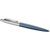 Parker Jotter XL Primrose Matte Blue lodīšu pildspalva ar zilu A5 piezīmju grāmatiņu