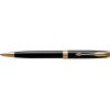 Parker Sonnet Black Lacquer GT lodīšu pildspalva un gravējumu