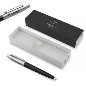 Parker Jotter Originals Black (melns) gēla lodīšu pildspalva ar gravējumu