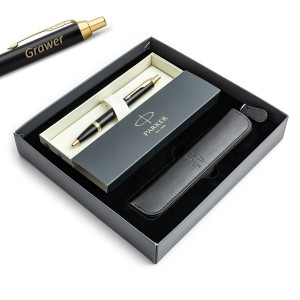 Parker IM Black GT lodīšu pildspalva ar gravējumu / korpuss / dāvanu komplekts Parker IM Black GT lodīšu pildspalva ar gravējumu / korpuss / dāvanu komplekts