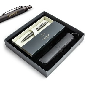 Parker IM Monochrome Bronze lodīšu pildspalva ar gravējumu / korpuss / dāvanu komplekts Parker IM Monochrome Bronze lodīšu pildspalva ar gravējumu / korpuss / dāvanu komplekts
