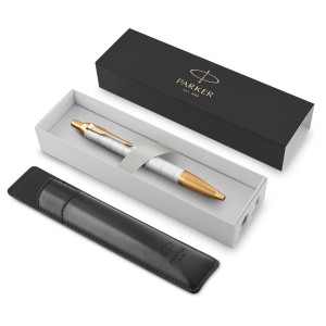 Parker IM Premium Pearl GT pildspalva - 2143643 Komplekts ar etuāru