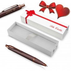 Parker IM Professionals Monochrome Burgundy pildspalva ar vāciņu un gravējumu – dāvana Tev Valentīna dienā