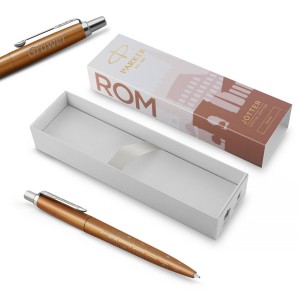 Parker Jotter Global Icons Rome lodīšu pildspalva ar gravējumu