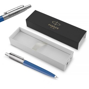 Parker Jotter Originals BLUE DENIM lodīšu pildspalva un gravējumu Parker Jotter Originals BLUE DENIM lodīšu pildspalva un gravējumu