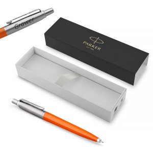 Parker Jotter Originals oranža lodīšu pildspalva ar gravējumu