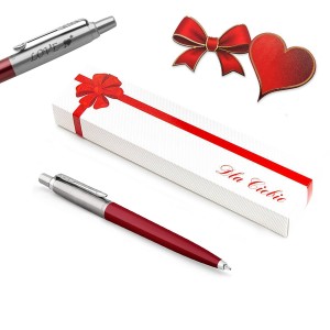 Parker Jotter Originals Red pildspalva ar vāciņu un gravējumu Tev Valentīna dienas dāvana