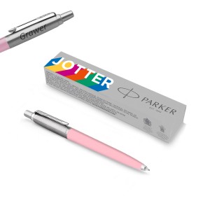 Parker Jotter Originals rozā lodīšu pildspalva ar gravējumu