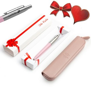 Parker Jotter Originals rozā pildspalva ar vāciņu PINK ar gravējumu Tev Valentīna dienas dāvana