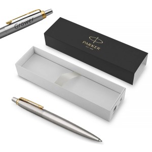 Parker Jotter Stainless Steel GT lodīšu pildspalva ar gravējumu