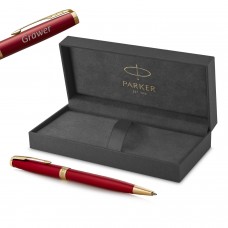 Parker Sonnet GT sarkana laka lodīšu pildspalva ar gravējumu