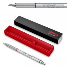 Rapid Pro Rotring profesionāla pildspalva sudraba krāsā ar gravējumu