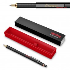 Rotring 800 M Black lodīšu pildspalva ar gravējumu Rotring 800 M Black lodīšu pildspalva ar gravējumu