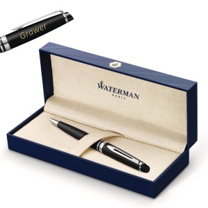 Waterman Expert Black Matte CT lodīšu pildspalva - S0951900 ar gravējumu Waterman Expert Black Matte CT lodīšu pildspalva - S0951900 ar gravējumu