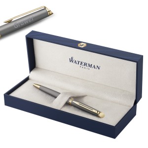 Waterman Hemisphere Stone Grey GT lodīšu pildspalva – 2217946 ar gravējumu Waterman Hemisphere Stone Grey GT lodīšu pildspalva – 2217946 ar gravējumu