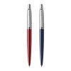 Parker pildspalvu komplekts. Lodīšu pildspalva Jotter Duo Royal Blue Gel CT + pildspalva Kensington Red CT 2033154