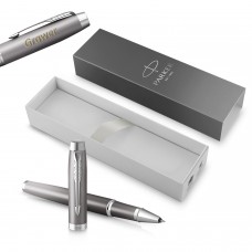 Parker IM Rituals Turquoise Grey pildspalva ar vāciņu un gravējumu