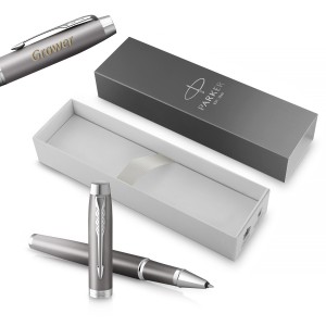 Parker IM Rituals Turquoise Grey pildspalva ar vāciņu un gravējumu