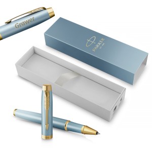 Parker IM Rituals Turquoise Green pildspalva ar vāciņu un gravējumu