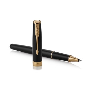 Pildspalva ar vāciņu Parker Sonnet Black Lacquer GT - 1931496