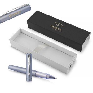 Parker Vector XL Silver Blue pildspalva ar vāciņu un gravējumu