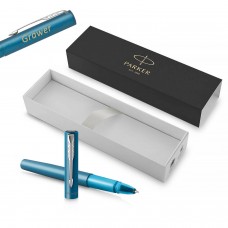 Parker Vector XL Teal Rullīšu pildspalva ar vāciņu un gravējumu