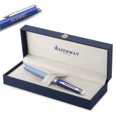 Waterman Hémisphère Color-Block Blue CT Rullīšu pildspalva ar vāciņu un gravējumu