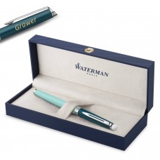 Waterman Hémisphère Color-Block Green CT Rullīšu pildspalva ar vāciņu un gravējumu