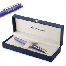 Waterman Hémisphère Color-Block Purple GT Rullīšu pildspalva ar vāciņu un gravējumu