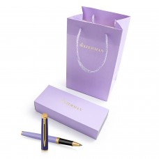 Waterman Hémisphère Color-Block Purple GT pildspalva ar vāciņu ar somiņu