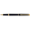 Waterman Hémisphère Laka Black GT Rullīšu pildspalva ar vāciņu un gravējumu