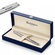 Waterman Hémisphère Steel CT Rullīšu pildspalva ar vāciņu un gravējumu