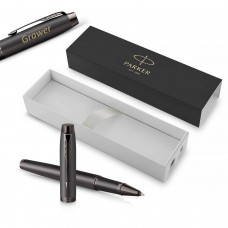 Parker IM Monochrome Bronze pildspalva ar vāciņu un gravējumu