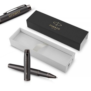 Parker IM Monochrome Bronze Rullīšu pildspalva ar gravējumu