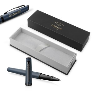Parker Meridian zila BT pildspalva ar vāciņu – 2247780 ar gravējumu
