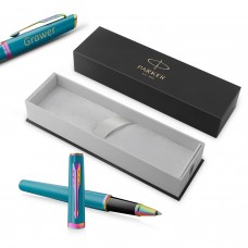 Parker Meridian tirkīza krāsas pildspalva ar vāciņu RBT – 2247772 ar gravējumu