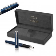 Parker Sonnet Blue Lacquer CT pildspalva ar vāciņu un gravējumu