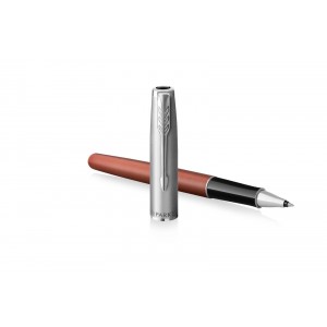 Pildspalva ar vāciņu Parker Sonnet Sand Blasted Metal Orange CT - 2169230