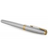 Parker Sonnet Stainless Steel GT rullīšu pildspalva ar vāciņu un gravējumu