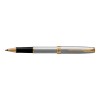 Parker Sonnet Stainless Steel GT rullīšu pildspalva ar vāciņu un gravējumu
