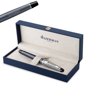 Waterman Expert Deluxe metāliskā grafīta CT biros - 2187690 ar gravējumu