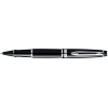 Waterman Expert Laka Black CT Rullīšu pildspalva ar vāciņu un gravējumu