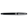 Waterman Expert Laka Black CT Rullīšu pildspalva ar vāciņu un gravējumu