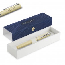 Waterman Allure Pastel Yellow (F) tintes pildspalva ar gravējumu