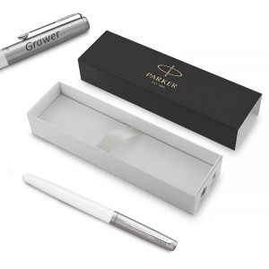 Parker Jotter Originals White (M) Tintes pildspalva ar gravējumu