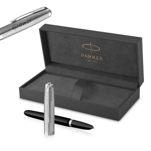 Parker 51 Black CT (F) tintes pildspalva – 2123491 ar gravējumu
