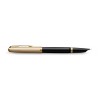 Tintes pildspalva Parker 51 Deluxe Black GT (F) 18K - 2123511