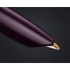 Tintes pildspalva Parker 51 Deluxe Plum GT (F) 18K - 2123516