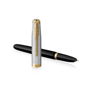 Tintes pildspalva Parker 51 Premium Black GT (F) - 2169030